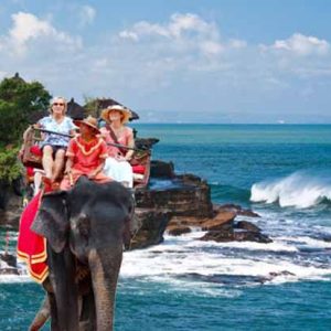 Elephant Ride & Tanah Lot Tour